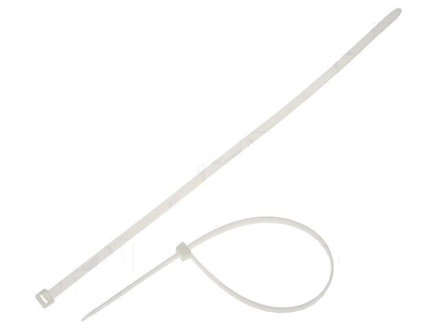 Kabelbinder; L: 390mm; W: 7,6mm; polyamide; 535N; natuurlijk; T Kabelbinder; L: 390mm; W: 7,6mm; polyamide; 535N; natuurlijk; T
